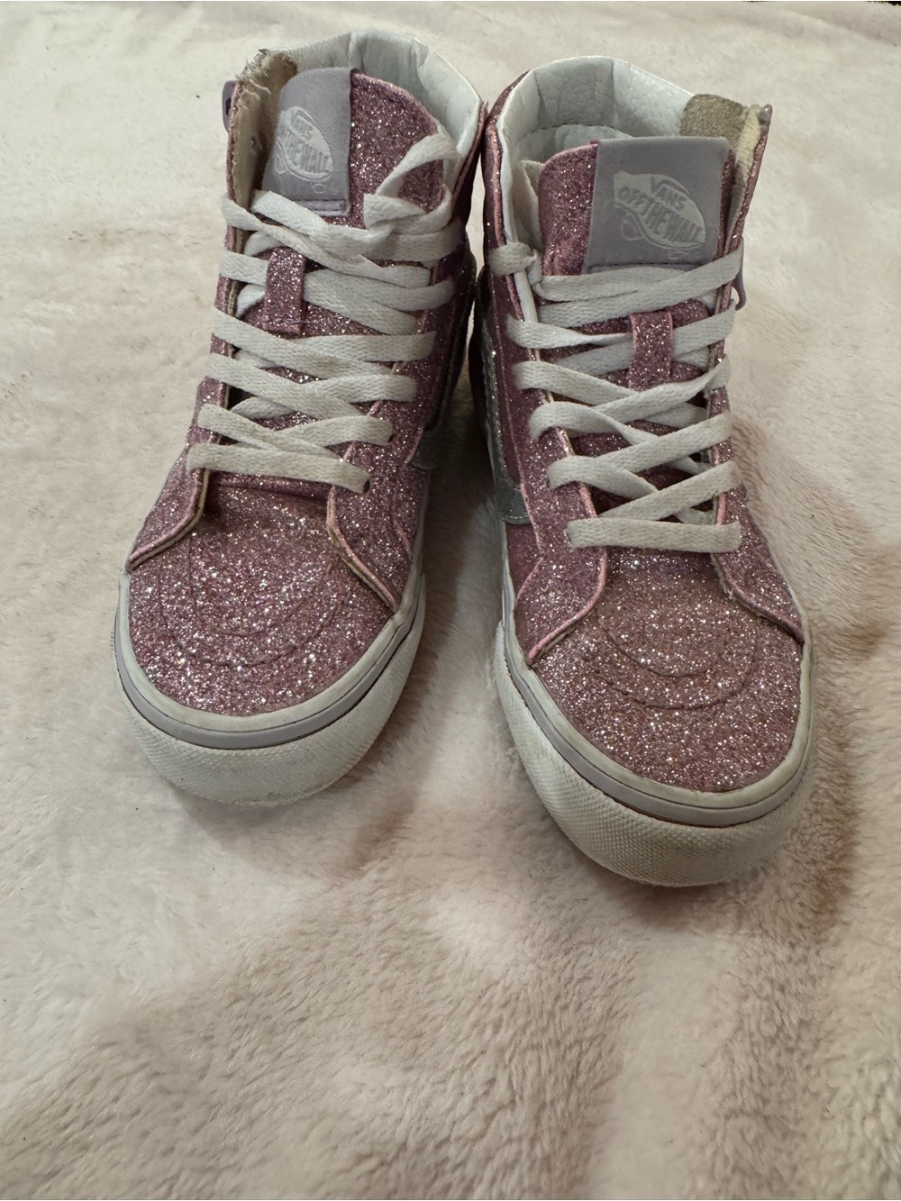 Vans Glitter High-Top Sneakers - Pink